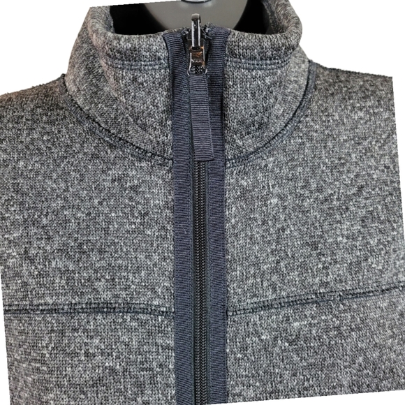 JOE FRESH Grey Zip Up Sweater Size L - Picture 5 of 7
